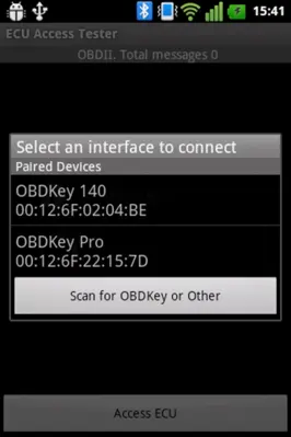 ECU Access Tester android App screenshot 10