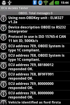 ECU Access Tester android App screenshot 4